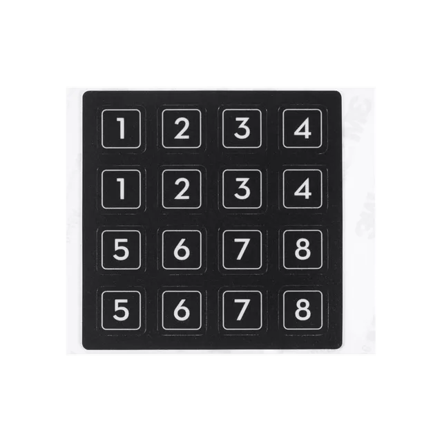 Наклейки для маркировки пар аккумуляторов TB51 × 1